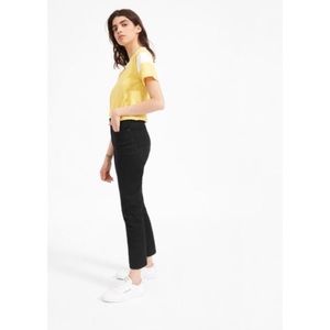 EVERLANE Cheeky straight black jeans size 26